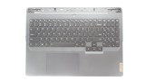 Carcasa superioara cu tastatura palmrest Laptop Gaming, Lenovo, Legion Pro 5 16ARX8 Type 82WM, 5CB1L54652, 5CB1L54656, AP2V4000100, iluminare alba, 4