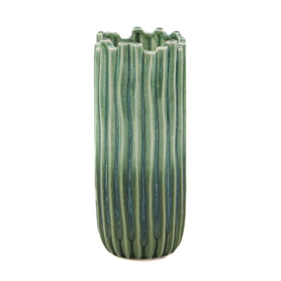 Vaza Algae, Ceramica, Verde, 22cm ComfortTravel Luggage foto