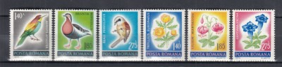 ROMANIA 1973 LP 818 OCROTIREA NATURII SERIE MNH foto