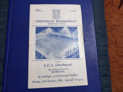 program Sheffield Wednesday - C C A foto