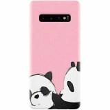 Husa silicon pentru Samsung Galaxy S10 Plus, Panda