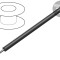 Cablu ThermoThin PFA 36AWG negru