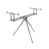 Rodpod Delphin TPX3 Silver, 3 Posturi, Reglabil, Tripod Pescuit, Aluminiu, 70-115cm