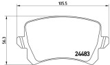 BREMBO P 85 109 PRIME LINE set placute frana,frana disc