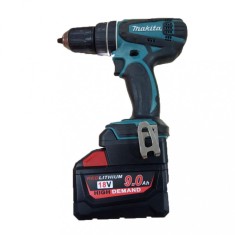 Adaptor acumulator Milwaukee M18 la corp Makita 18v LXT foto