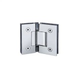 Balama inox, usa sticla, cabina dus, prindere sticla-sticla,135 grade, finisaj lucios