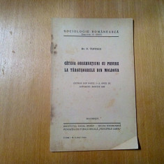 CATEVA OBSERVATIUNI CU PRIVIRE LA TARGUSOARELE DIN MOLDOVA - V. Tufescu - 1938