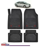 Covorase Auto TeamCar&reg; Tip Tavita Compatibile Skoda Octavia Generatia II (2004&ndash;2013) Negru Material Rezistent, Cauciuc