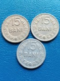 Moneda 15 Bani Romania: 1960, 1966, 1975 - Numismatica Romaneasca - Colectie