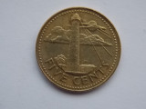 5 CENTS 1979 BARBADOS