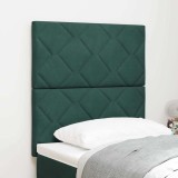 Cumpara ieftin Tăblie LED cu lumini cu bandă LED Verde &icirc;nchis 80 cm Catifea