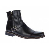 Ghete barbati casual din piele naturala, Made in Romania GJONN