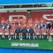 Foto - tip carte postala fotbal - PSV EINDHOVEN-inclusiv Gica POPESCU (sezonul 1993-1994)