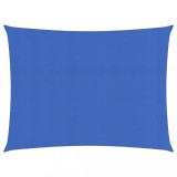 Gossi panza parasolar albastru dreptunghiular 3,5x4,5m hdpe 160 g/m2
