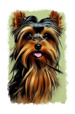 Sticker decorativ, Caine, Maro, 85 cm, 6979ST foto