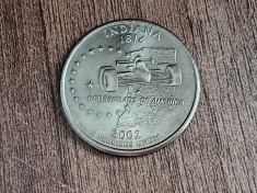 M3 C50 - Quarter dollar - sfert dolar - 2002 - Indiana - P - America USA