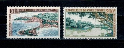 Cote Divoire 1963 - Peisaje, vederi, serie neuzata foto