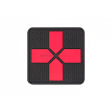 PATCH CAUCIUC - BIG RED CROSS MEDIC - BLACKMEDIC