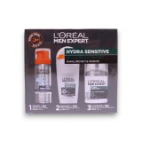 Travel Set L'Oreal Paris: Men Expert, Alcohol-Free, Hydrating &amp; Regenerating, Day &amp; Night, Cream, For Face, 50 ml + Men Expert,