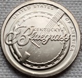 Moneda 1 Dolar USA 2022 Kentucky Banjo, Innovation, UNC, Lit. P, KM#772 - Serie American Innovation