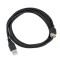 Cablu prelungitor USB 2.0, 3m, negru , conexiune extinsa si stabila