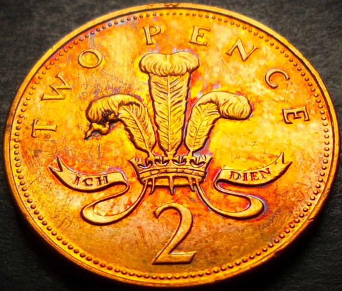 Moneda 2 (Two) Pence - MAREA BRITANIE / ANGLIA, anul 1995 *cod 4272 = CAMEO