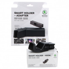Set Carlig Spatar + Adaptor Suport Tetiera Oe Skoda Smart Holder - Hook 3V0061126 + 3V0061128