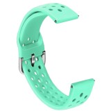 Curea silicon compatibila cu Samsung Galaxy Watch 46mm, Telescoape QR, Mint Green, Very Dream