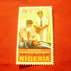 Timbru Nigeria 1966 Crucea Rosie , val. 1,6sh