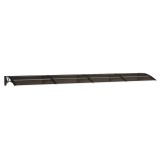 Cumpara ieftin Copertina de usa, negru, 400x75 cm, policarbonat