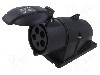 Conector alimentare AC, IEC 60309, IP44, 30A, 415V, 5 pini, AMPHENOL - 2CMA101026R1000