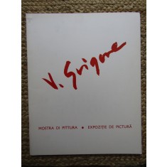 EXPOZITIE DE PICTURA , VASILE GRIGORE , 1989