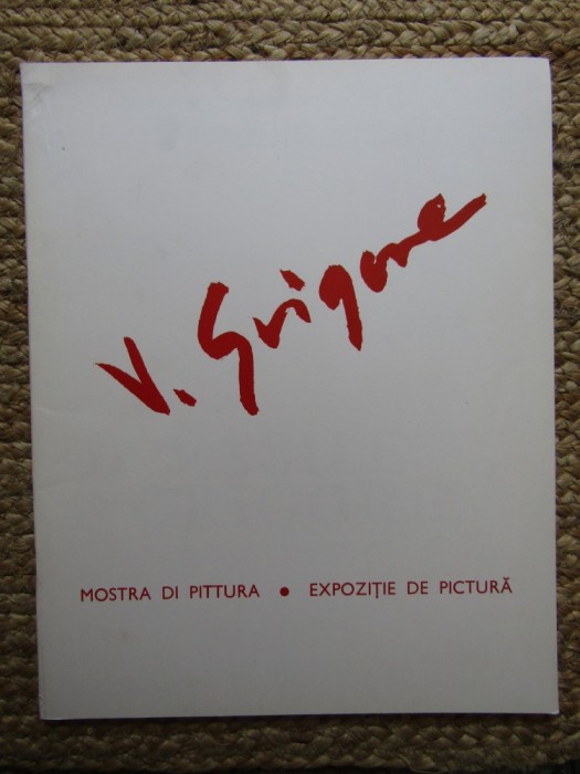 EXPOZITIE DE PICTURA , VASILE GRIGORE , 1989