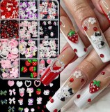 Figurine 3D volumetrice pentru manichiură, set D4