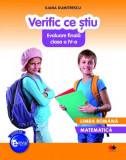 Verific ce știu - Evaluare finală clasa a IV-a - Paperback brosat - Iliana Dumitrescu - Litera