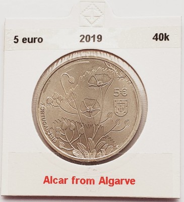 2195 Portugalia 5 Euro 2019 Alcar from Algarve km 900 foto