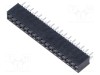 Conector şiruri pini soclu tată PIN 34 drept 2,54mm THT 2x17 SAMTEC