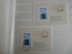 MAURITIUS 1979 - PERSONALITATI , ROWLAND HILL , 2 COLITE NESTAMPILAT+STAMPILATA