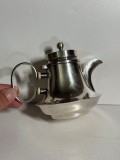 LETIERA SOSIERA ARGINT 800 - Vas Art Deco - Vintage - 282g. - Doar 4.5lei/gr. !