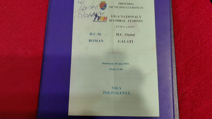 program HCM Roman - Otelul Galati