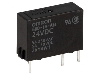 Releu Electromagnetic SPST-NO 24VDC 5A foto