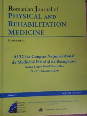Romanian Journal of Physical and Rehabilitation Medicine 19 foto