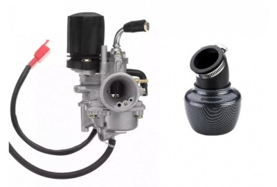 Carburator + Filtru Sport Scuter Aprilia Rally 49cc 50cc foto