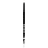 BPerfect IndestructiBrow Pencil creion de sprancene de lunga durata cu pensula culoare Charcoal 10 g