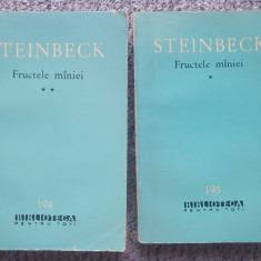 FRUCTELE MANIEI - JOHN STEINBECK (2 volume), 1963, 760 pag, stare buna