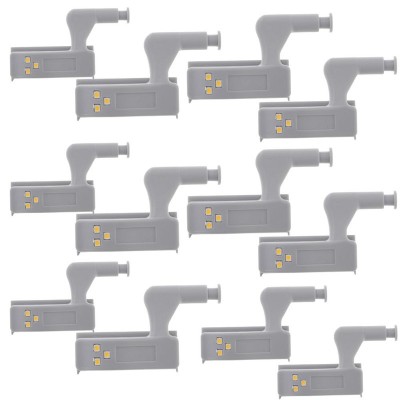 Set 30 buc Balamale pentru mobilier cu iluminare LED, Gri, 7.5 x 4 x 2 cm foto