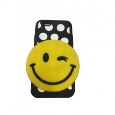 Husa APPLE iPhone 5\5S\SE - 3D (Smiley Galben)