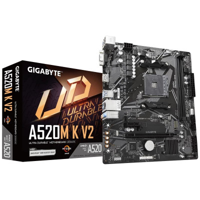 Placa de baza GIGABYTE A520M K V2 foto