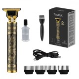 Cumpara ieftin Masina de tuns parul Floria ZLN8597, 5W, design dragon, 4 gratare, USB, aurie