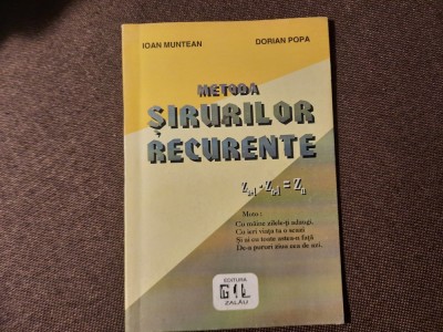 METODA SIRURILOR RECURENTE IOAN MUNTEAN 6/4 foto